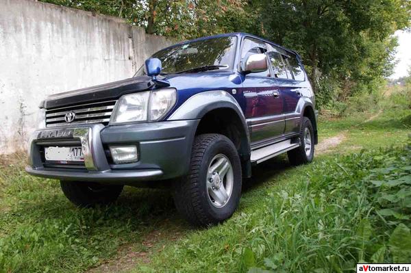 TOYOTA LAND CRUISER PRADO, кузов 95. Турбодизель 3,0 л, 145 л.с. 2000 г.в. Комплектация ТХ. 