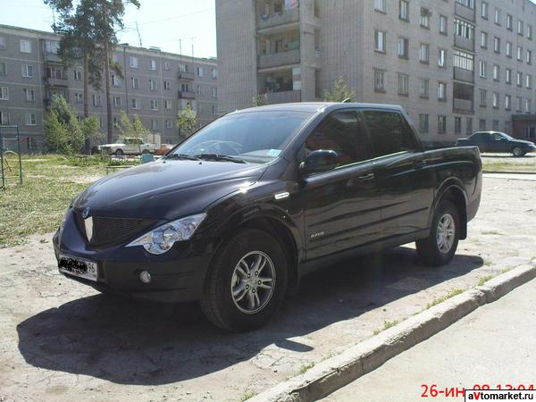 SSY ACTYON SPORTS 2008 г.в. цвет Space Black, Комплектация Elegance (P20A21). 