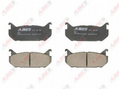 ABE c23007abe -  Комплект тормозных колодок, дисковый тормоз