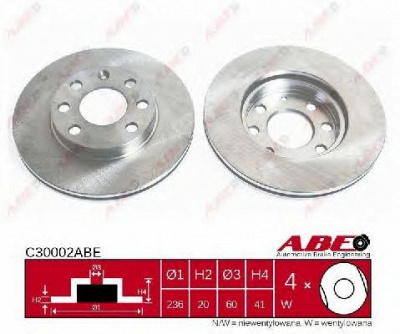 ABE c30002abe -  Тормозной диск