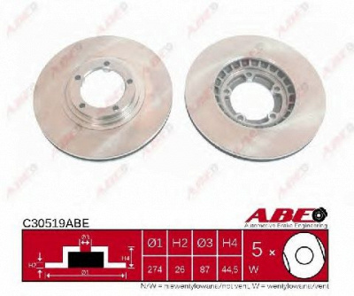 ABE c30519abe -  Тормозной диск