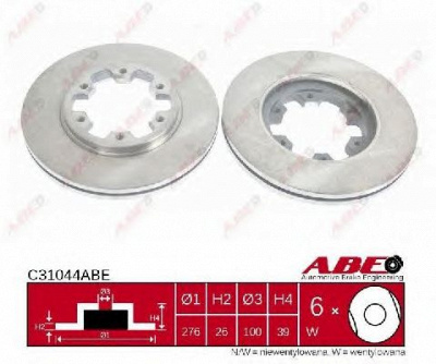 ABE c31044abe -  Тормозной диск
