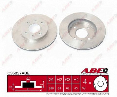 ABE c35037abe -  Тормозной диск