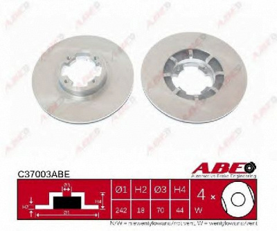 ABE c37003abe -  Тормозной диск