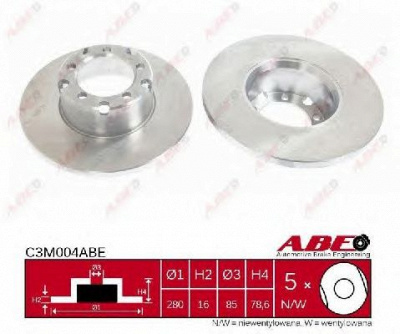 ABE c3m004abe -  Тормозной диск