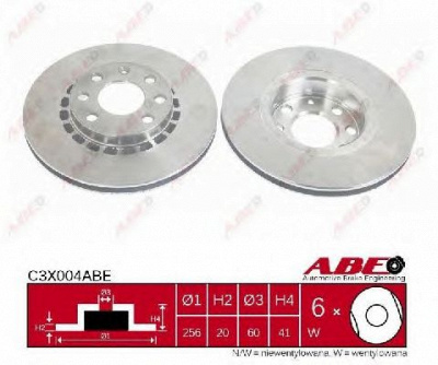ABE c3x004abe -  Тормозной диск