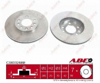 ABE c3x032abe -  Тормозной диск