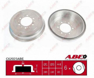 ABE c62023abe -  Тормозной барабан