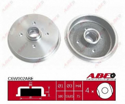 ABE c6w002abe -  Тормозной барабан