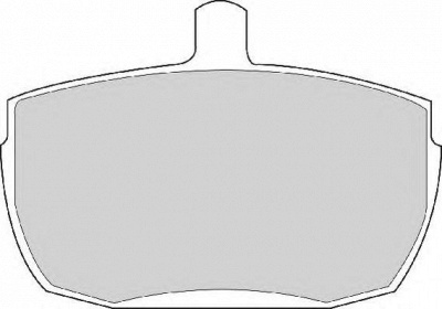 ABEX avr121 -  Комплект тормозных колодок, дисковый тормоз