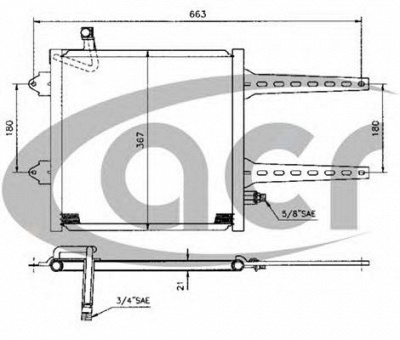 ACR 300079 -  Конденсатор, кондиционер