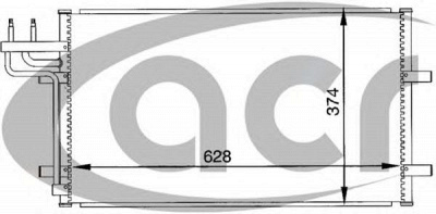 ACR 300093 -  Конденсатор, кондиционер