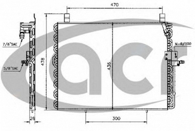 ACR 300191 -  Конденсатор, кондиционер