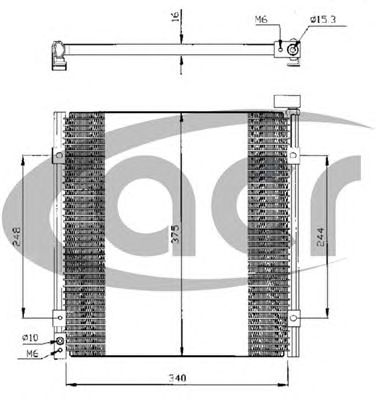 ACR 300300 -  Конденсатор, кондиционер