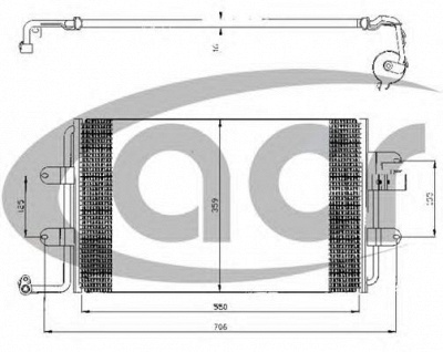 ACR 300332 -  Конденсатор, кондиционер