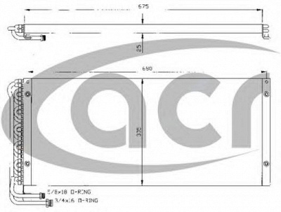 ACR 300355 -  Конденсатор, кондиционер