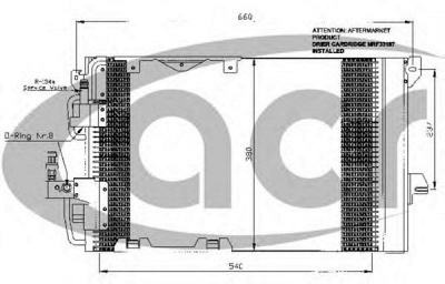 ACR 300463 -  Конденсатор, кондиционер