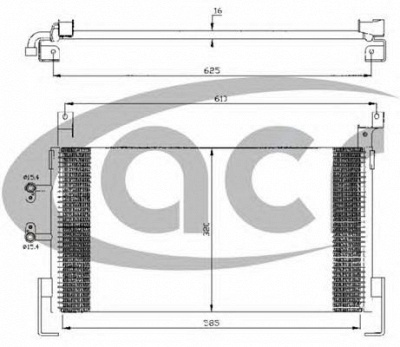 ACR 300478 -  Конденсатор, кондиционер