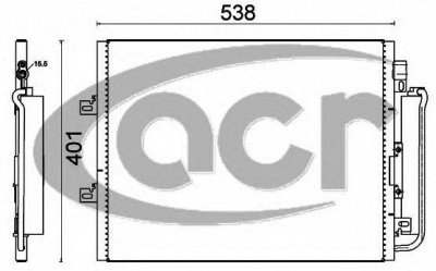 ACR 300491 -  Конденсатор, кондиционер