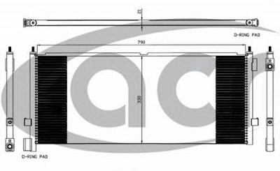 ACR 300563 -  Конденсатор, кондиционер