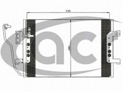 ACR 300584 -  Конденсатор, кондиционер