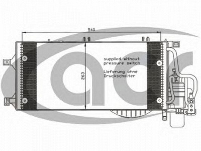 ACR 300587 -  Конденсатор, кондиционер
