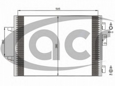 ACR 300593 -  Конденсатор, кондиционер