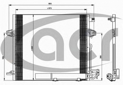 ACR 300600 -  Конденсатор, кондиционер