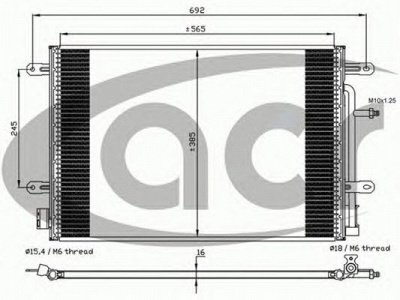 ACR 300603 -  Конденсатор, кондиционер
