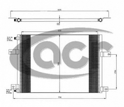 ACR 300630 -  Конденсатор, кондиционер