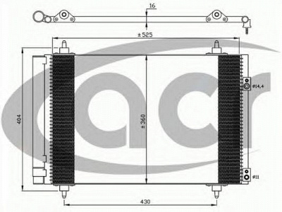 ACR 300635 -  Конденсатор, кондиционер