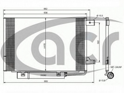 ACR 300651 -  Конденсатор, кондиционер