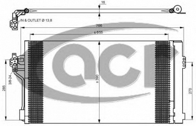 ACR 300681 -  Конденсатор, кондиционер