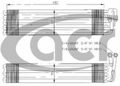 ACR 310107 - Испаритель, кондиционер
