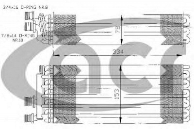 ACR 310108 -  Испаритель, кондиционер