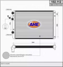 AHE 102112 - Радиатор, охлаждение двигателя