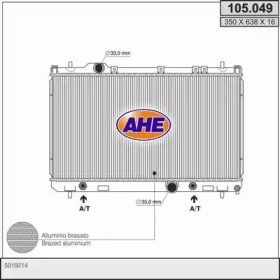 AHE 105049 -  Радиатор, охлаждение двигателя