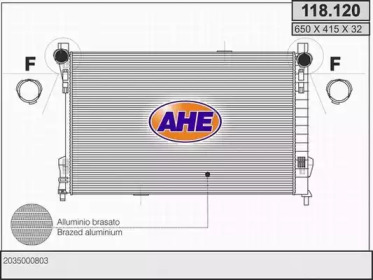 AHE 118120 -  Радиатор, охлаждение двигателя
