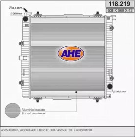 AHE 118219 -  Радиатор, охлаждение двигателя