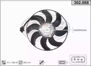 AHE 302088 -  Вентилятор, охлаждение двигателя