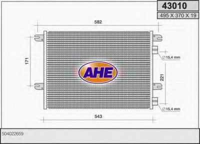 AHE 43010 - Конденсатор, кондиционер