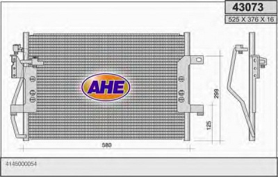 AHE 43073 - Конденсатор, кондиционер