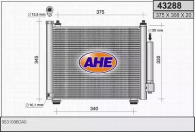 AHE 43288 -  Конденсатор, кондиционер