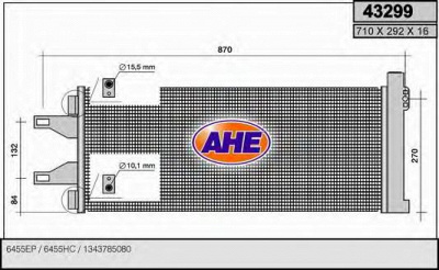 AHE 43299 -  Конденсатор, кондиционер