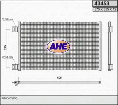 AHE 43453 -  Конденсатор, кондиционер