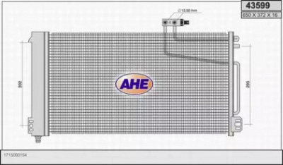 AHE 43599 - Конденсатор, кондиционер