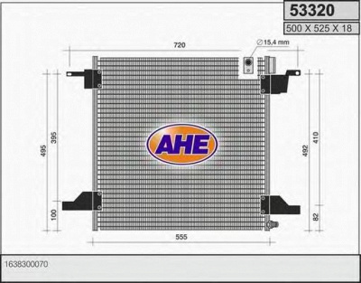 AHE 53320 - Конденсатор, кондиционер