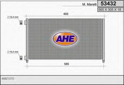 AHE 53432 -  Конденсатор, кондиционер