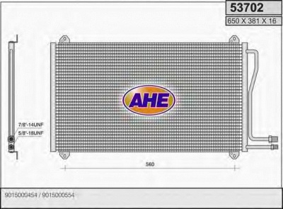 AHE 53702 - Конденсатор, кондиционер