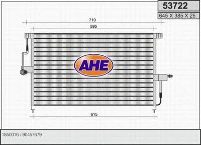 AHE 53722 - Конденсатор, кондиционер